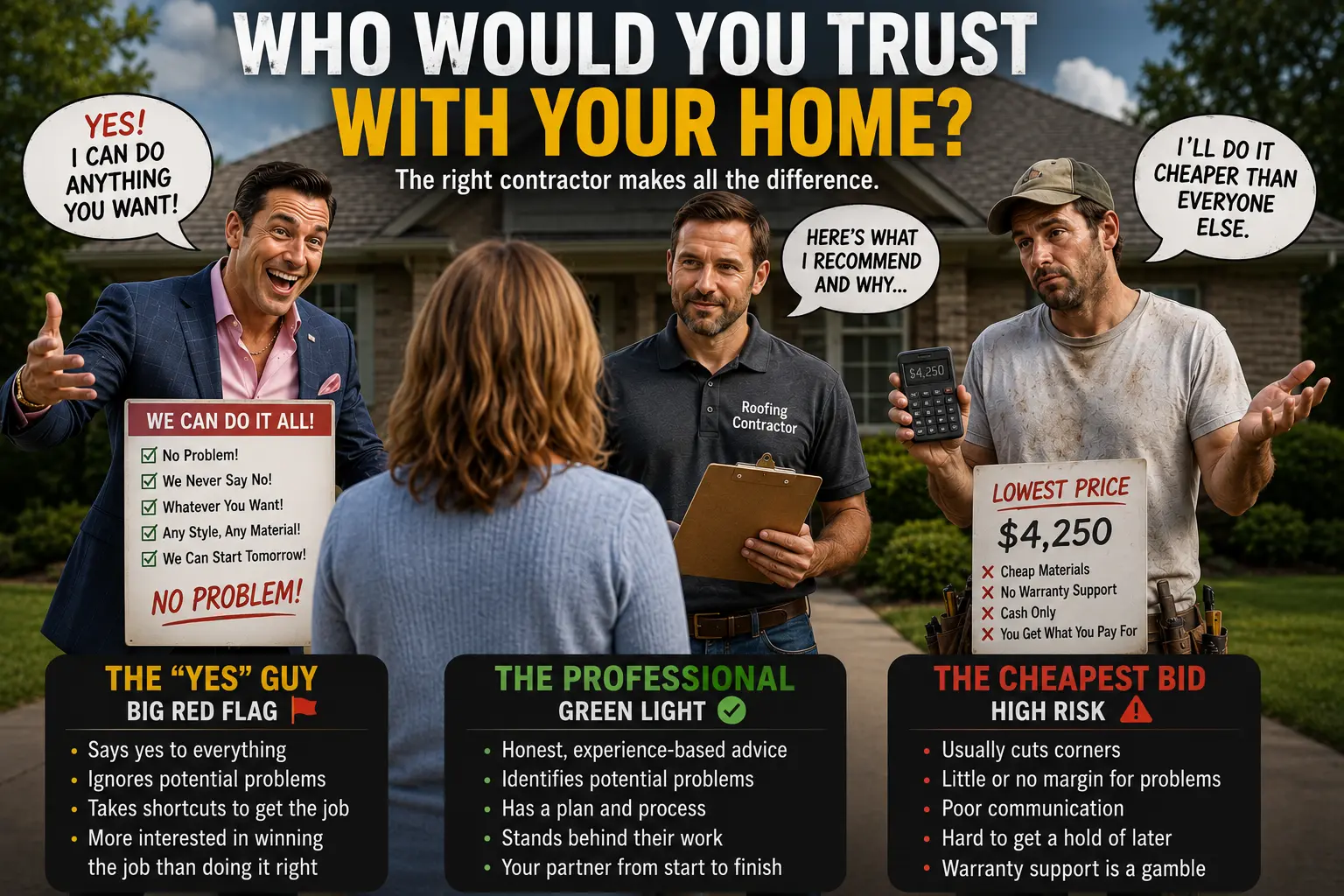 How to Choose a Roofing Contractor: Why Trust Matters More Than Price