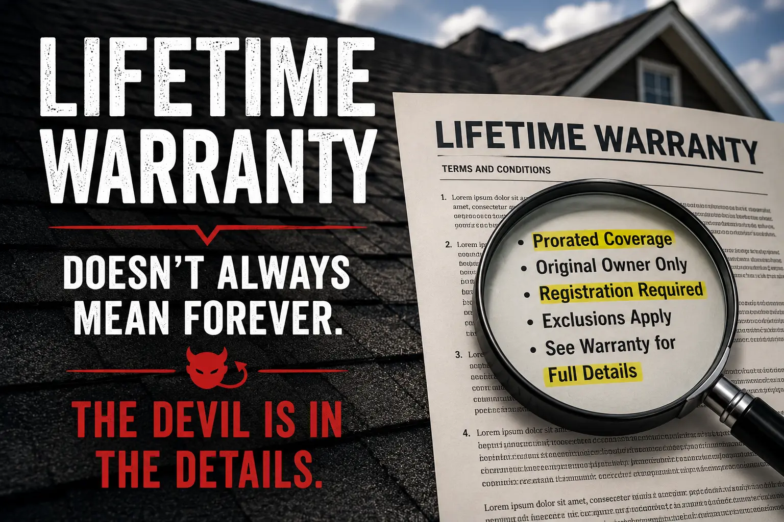 Understanding “Lifetime” Roofing Warranties: What Homeowners Need to Know