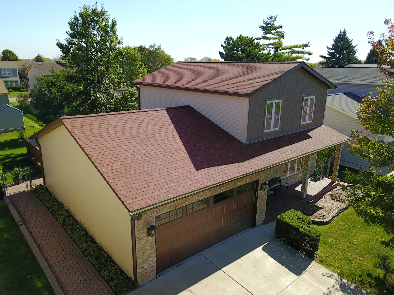 Completed Carol Stream IL siding and exterior remodeling project by Exterior Echelon