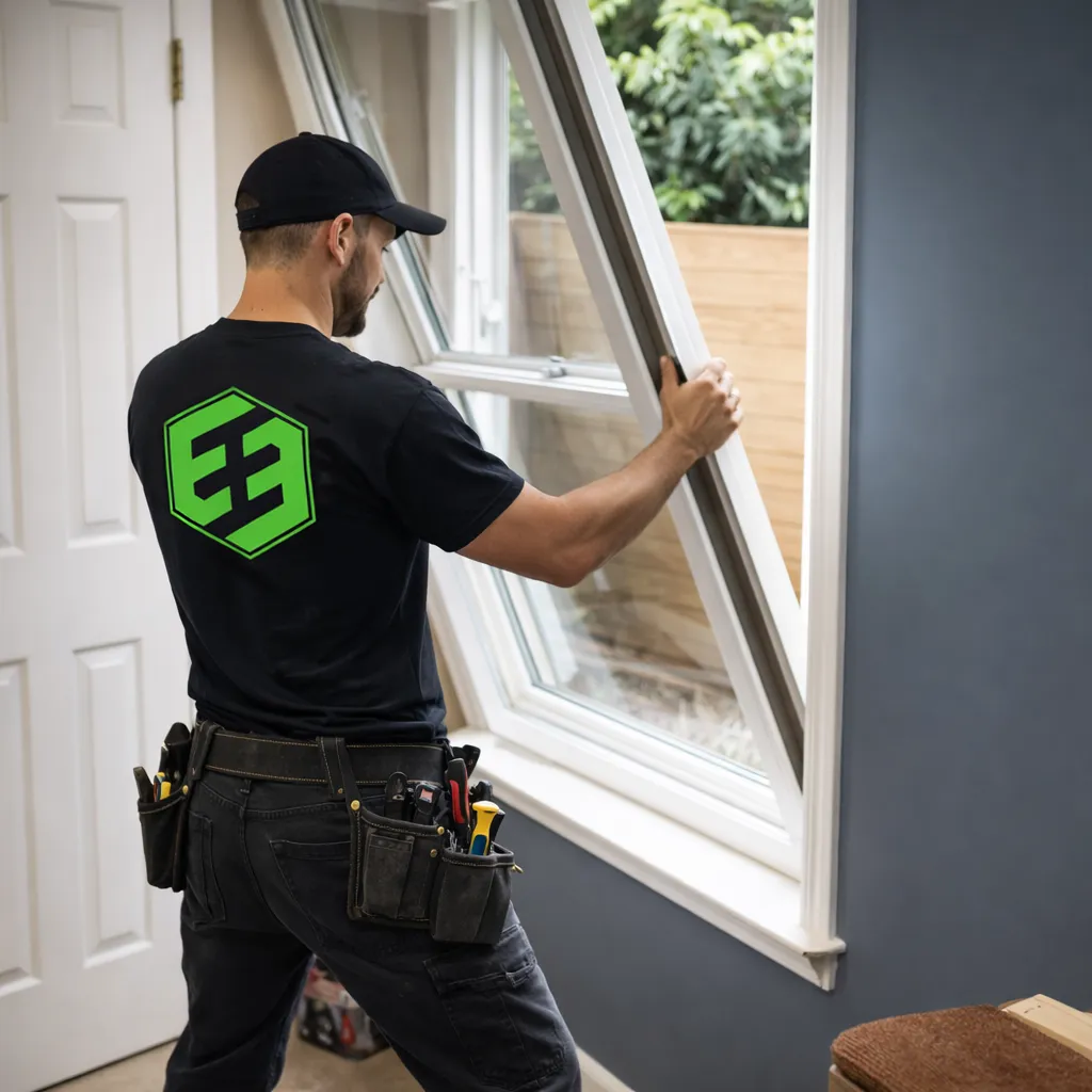 Huntley window installation placeholder